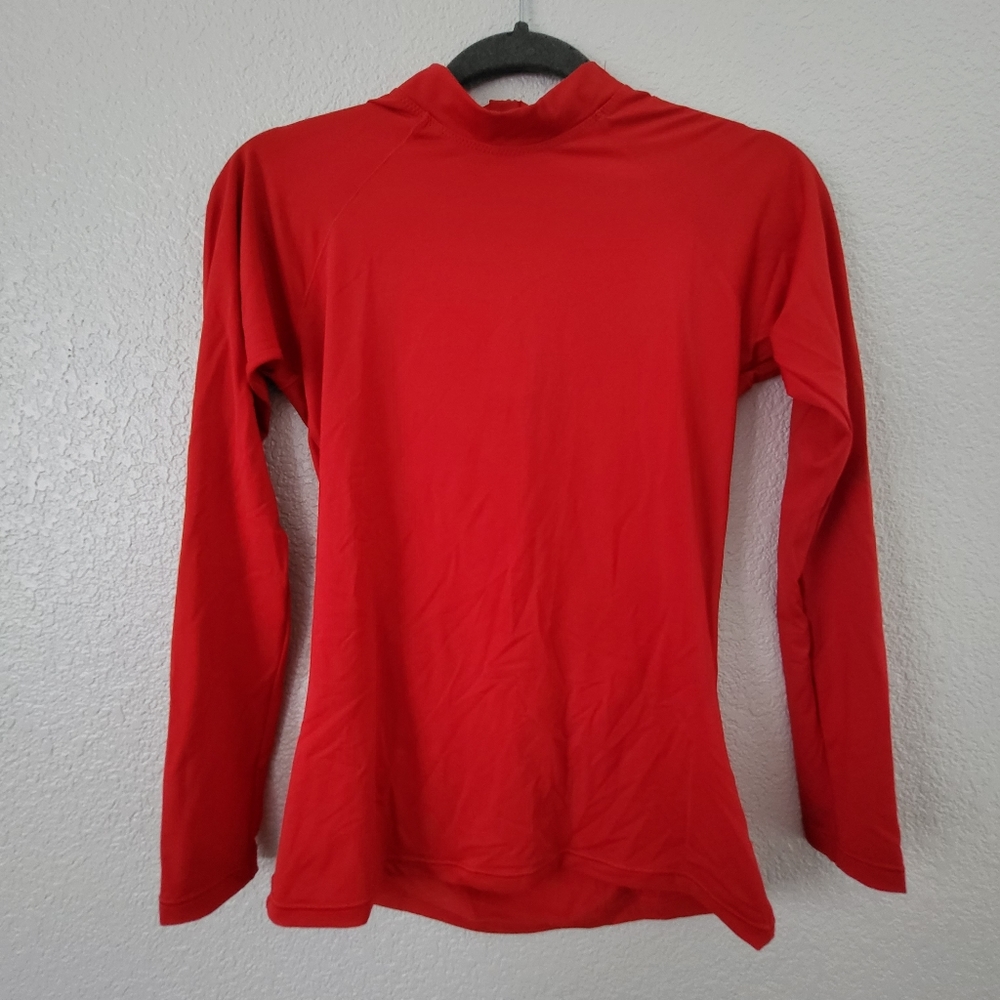Athleta Longsleeve Red Swim Cover